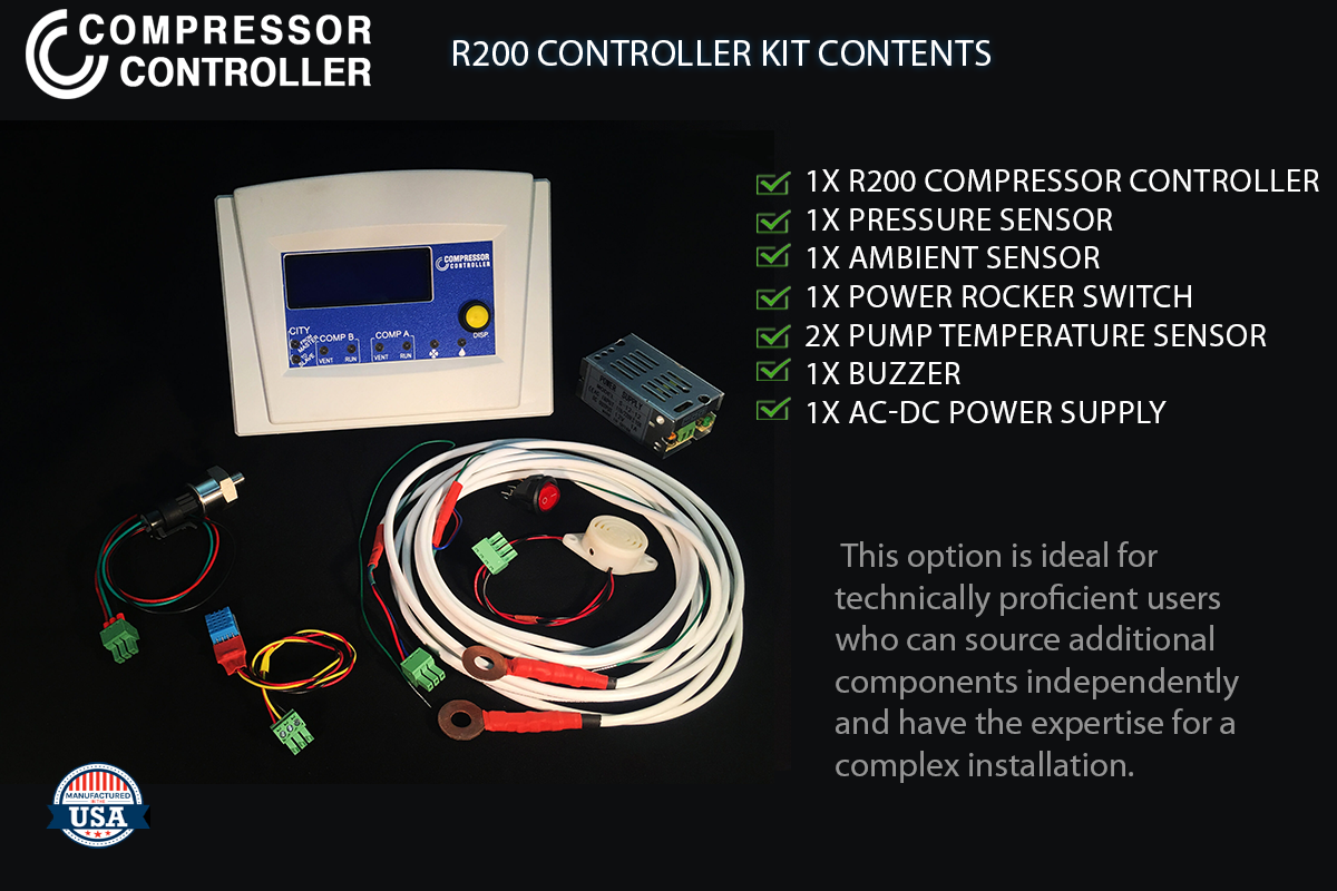 R200 Compressor Controller for Dual or Duplex Pumps
