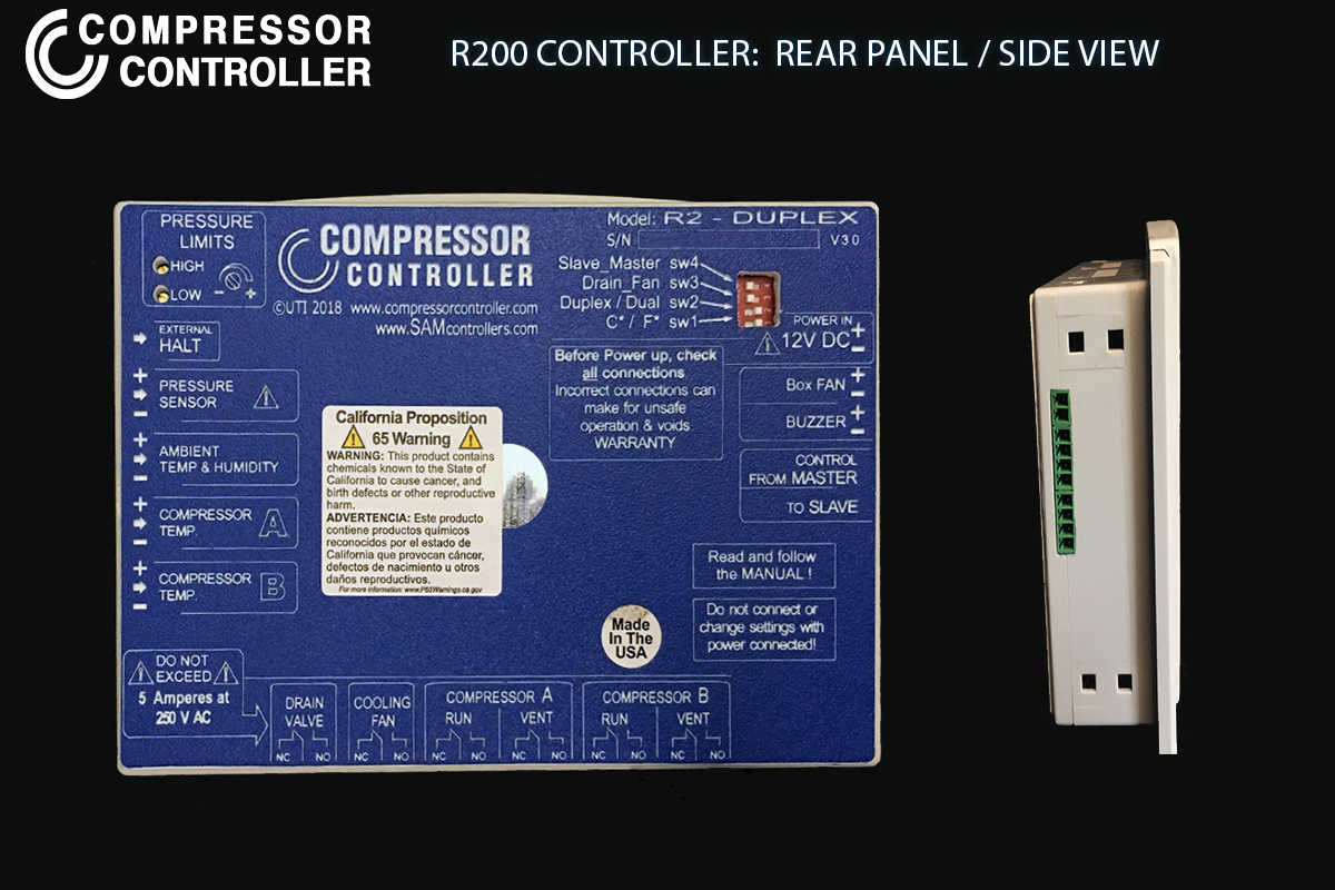 R200 Compressor Controller for Dual or Duplex Pumps